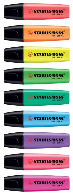 STABILO BOSS ORIGINAL markeerstift, geel — productfoto 2