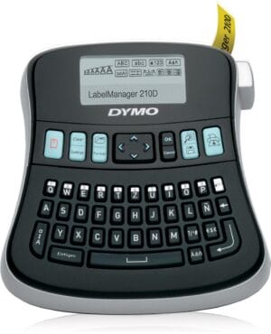 Dymo LabelManager 210D+ beletteringsysteem - azerty-toetsenbord, zwart — productfoto 2