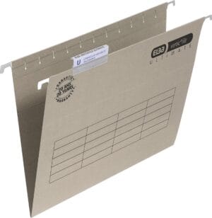Elba Verticfile Ultimate hangmappen A4 in grijs, V-bodem, doos van 25 stuks