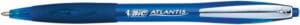 Bic Atlantis Soft balpen 1 mm - blauw, medium punt — productfoto 2