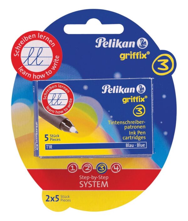 Pelikan Griffix vulling voor roller, blister van 2 doosjes van 5 stuks - Afbeelding 2