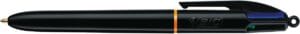 Bic Colours Pro 4-kleurenbalpen - medium, klassieke inktkleuren, zwart lichaam — productfoto 2