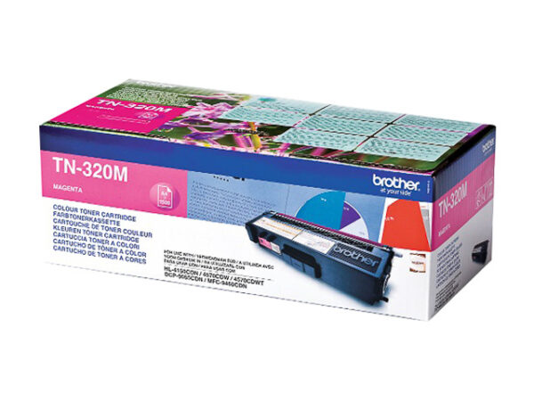 Brother toner, 1.500 pagina's, OEM TN320M, magenta