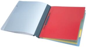 Durable Divisoflex organisatiehechtmap A4 - blauw, 5 vakken — productfoto 2