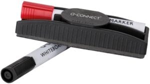 Q-CONNECT bordenwisser voor whiteboard - magnetisch, inclusief 2 whiteboardmarkers — productfoto 2