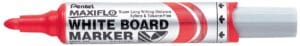 Rode Pentel Maxiflo whiteboardmarker met ronde punt en 6 mm schrijfbreedte