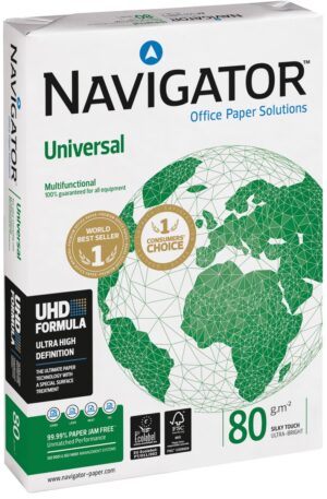 Navigator Universal printpapier ft A4, 80 g, pak van 500 vel voorkant