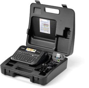 Brother PT-D610BTVP beletteringsysteem met azerty-toetsenbord en display in zwart