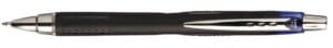 Uni-ball Jetstream roller in blauw met intrekbare punt en metalen clip