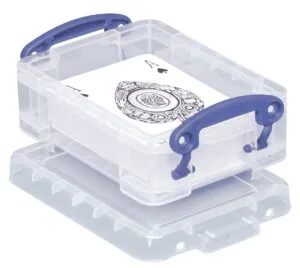Really Useful Box visitekaarthouder 0,2 liter, transparant
