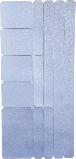 Wowow reflecterende stickerset, zilver