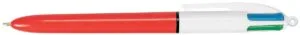 Bic Colours Original Fine 4-kleurenbalpen met oranje lichaam en fijne punt