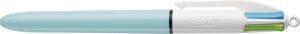 Bic Colours Fun 4-kleurenbalpen - medium, pastel inktkleuren, lichaam pastelblauw — productfoto 2