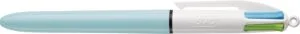 Bic Colours Fun 4-kleurenbalpen - medium, pastel inktkleuren, lichaam pastelblauw — productfoto 2