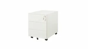 Ladeblok wit 3 laden, 42 x 58 x 53,5 cm (bxdxh)