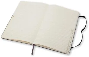 Moleskine adresboek 13 Ć 21 cm - gelijnd, harde cover, 240 bladzijden, zwart ā productfoto 2