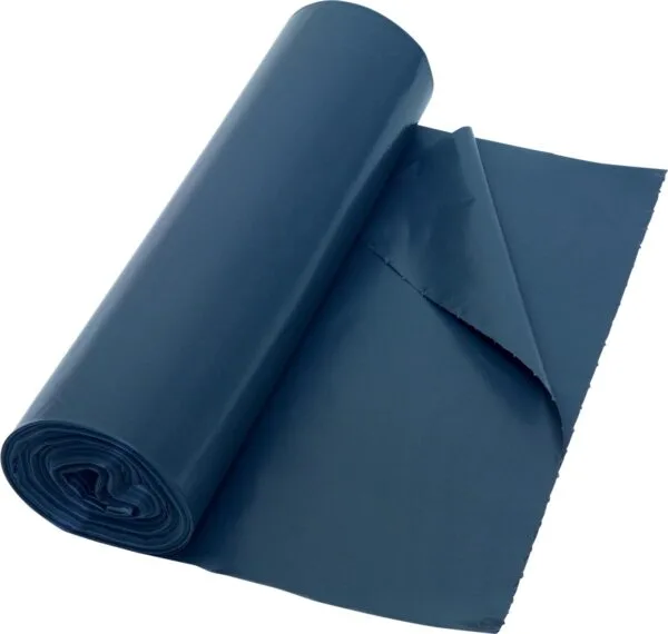 Vuilniszak 40 micron, ft 60 x 80 cm, 60-65 liter, grijs, rol van 20 stuks