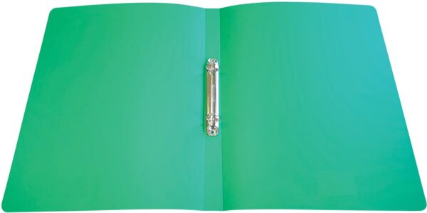 Alpha ringmap, voor ft A4, uit PP, 2 ringen van 16 mm, groen - Afbeelding 2