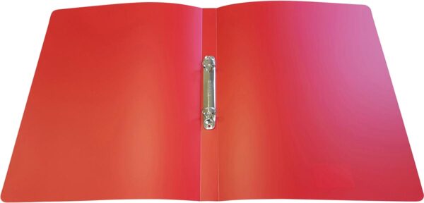 Alpha ringmap, voor ft A4, uit PP, 2 ringen van 16 mm, rood - Afbeelding 2