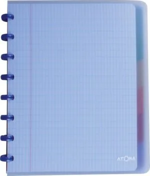 Atoma Trendy schrift A5+ - 120 bladzijden, commercieel geruit, 6 tabbladen — productfoto 2