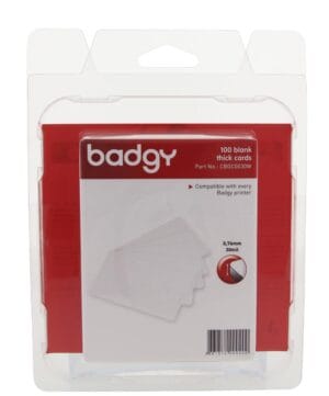 Badgy 100 blanco, dikke kaarten van 0,76 mm, voor Badgy100 of Badgy200 — toebehoren