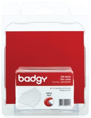 Badgy 100 blanco, dunne kaarten van 0,5 mm voor Badgy100 of Badgy200 — toebehoren