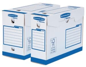 Bankers Box Basic archiefdoos Heavy Duty A4+ - rug 10 cm — productfoto 2