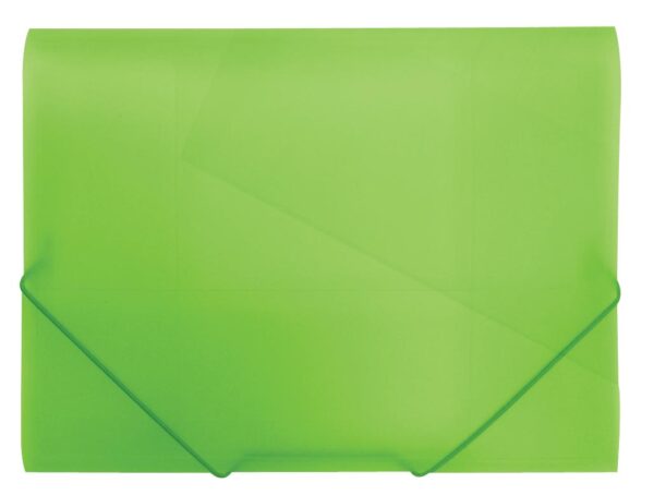 Beautone elastomap met kleppen, ft A4, groen - Afbeelding 2