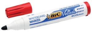 Bic Velleda whiteboardmarker 1701 rood - ronde punt 1,5 mm — productfoto 2