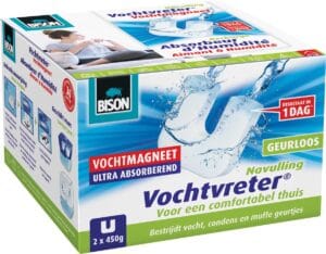 Doos Bison navulling voor ontvochtiger Ambiance met 2 tabs van 450 g