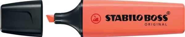STABILO BOSS ORIGINAL Pastel markeerstift, mellow coral-red (lichtoranje) - Afbeelding 2