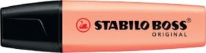 STABILO BOSS ORIGINAL Pastel markeerstift - creamy peach (oranje), schrijfbreedte 2 - 5 mm — productfoto 2