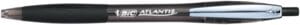 Zwarte Bic Atlantis Soft balpen met medium punt en rubberen grip