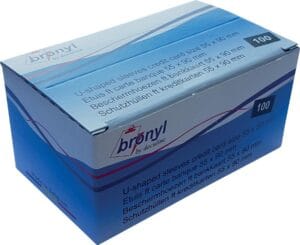 Bronyl U-mapje transparant PVC 140 micron voor kredietkaart - display van 100 stuks — productfoto 2