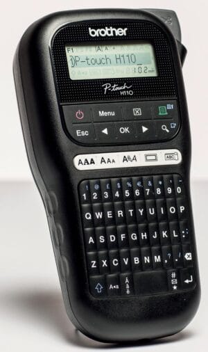 Brother PT-H110 beletteringsysteem - azerty, max 12 mm tape ā productfoto 2