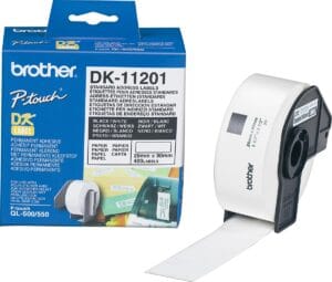 Brother etiketten voor QL-labelprinters van 29 × 90 mm, pak van 400 stuks