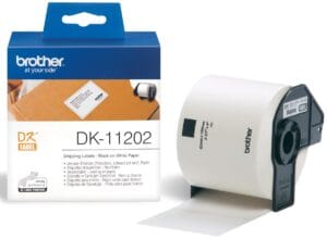 Pak Brother etiketten voor QL van 62 × 100 mm met 300 zelfklevende verzendlabels