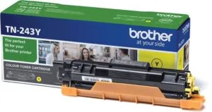 Gele originele Brother TN-243Y tonercartridge voor kleurenprinters