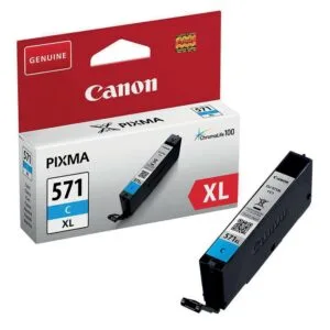 Canon CLI-571XL inktcartridge in cyaan met verpakking