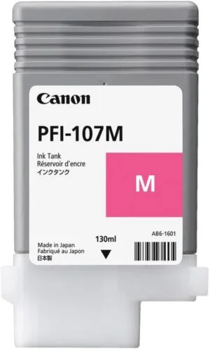 Canon inktcartridge PFI-107, 130 ml, OEM 6707B001, magenta