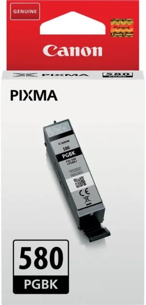 Canon PGI-580 PGBK inktcartridge in pigmentzwart met verpakking