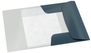Leitz Cosy elastomap met 3 kleppen, uit karton, ft A4, grijs — detail 2