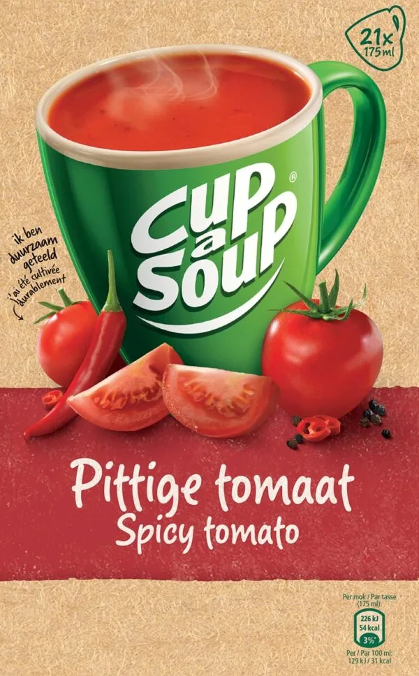 Cup-a-Soup spicy tomato, pak van 21 zakjes - Afbeelding 2