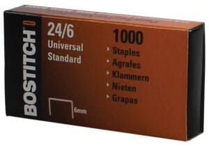 Doos Bostitch nietjes 23-6-1M van 6 mm, verzinkt en zilver