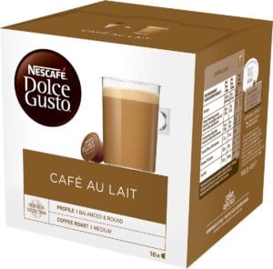 Pak Nescafé Dolce Gusto koffiecapsules Café au lait met 16 stuks
