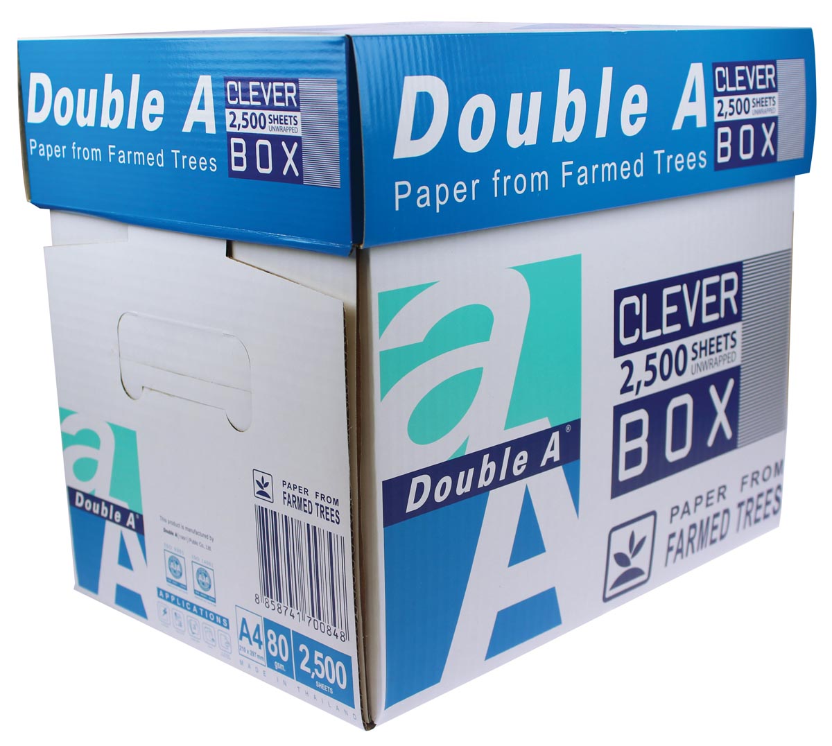 Toegeven de begeleiding Elementair Double A Premium printpapier ft A4, 80 g, doos van 2500 vel | Portaal Check