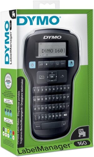 Dymo LabelManager 160P labelmaker met qwerty-toetsenbord en LCD-display