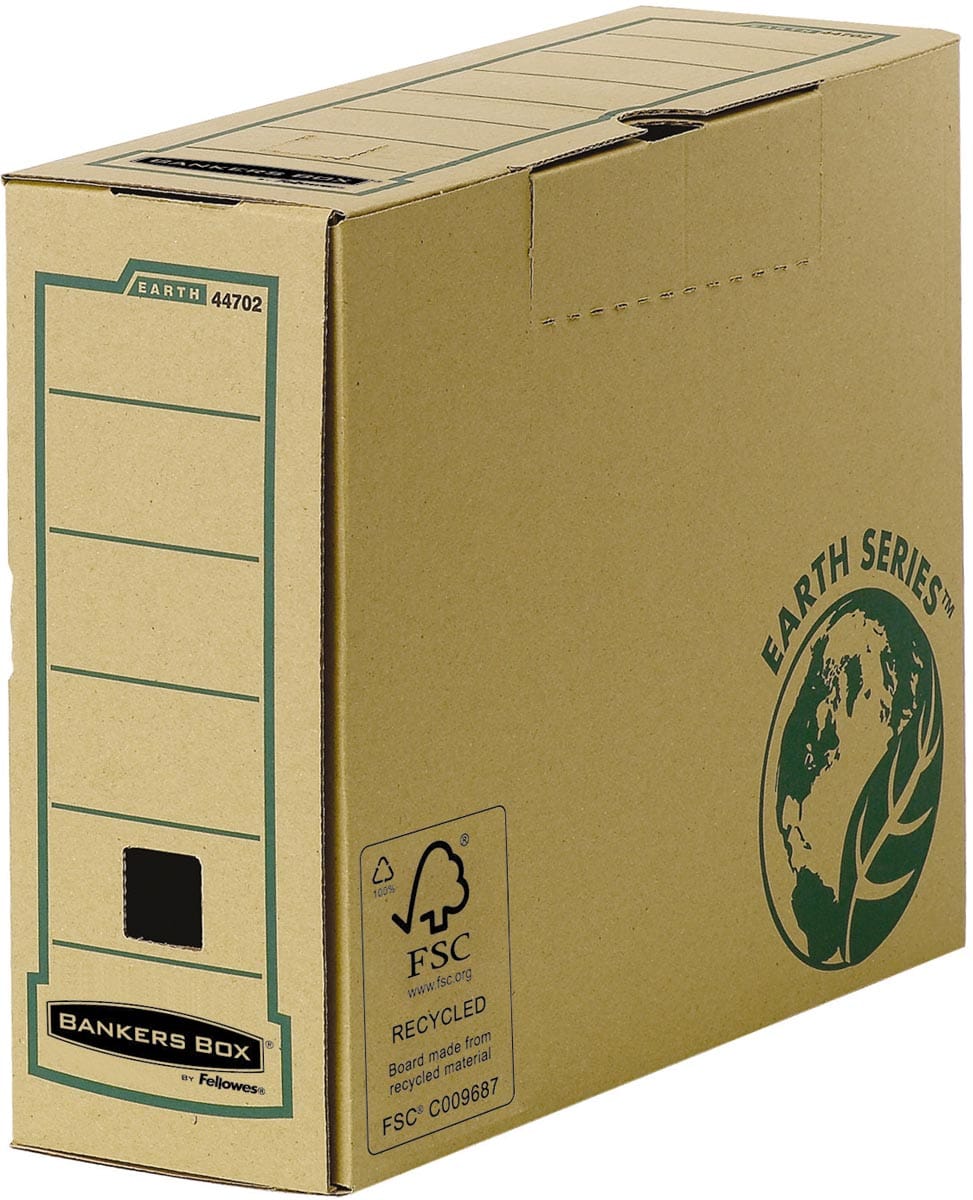 Bankers Box Earth Series, A4, transfer archiefdoos, rug van 10 cm