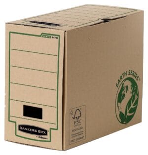 Bruine Bankers Box Earth Series archiefdoos voor A4 met rug van 15 cm