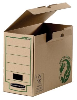 Bankers Box Earth Series archiefdoos A4 - transferdoos met rug van 15 cm, bruin — productfoto 2